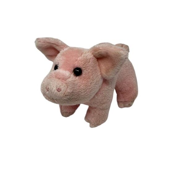 BUTTONS Plush PINK PIG Stuffed Animal Douglas Cuddle Toys 1521 Corkscrew Tail - Picture 6 of 11